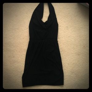 Very sexy black halter dress