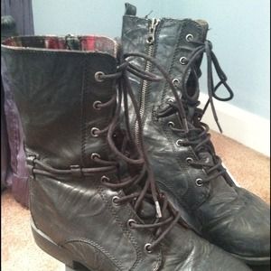 Black Combat Boots