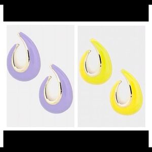 Earrings. Sold separately