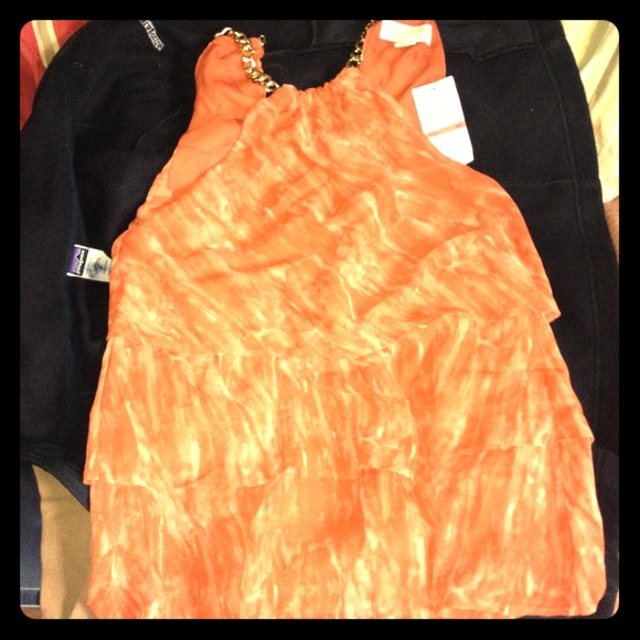 Michael KORS layered blouse very sexy!!