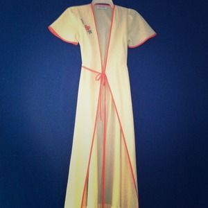 Vintage wrap around dress reserved for Florence