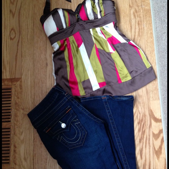 Bebe silk top