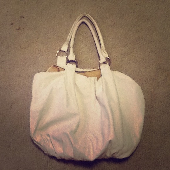 White purse