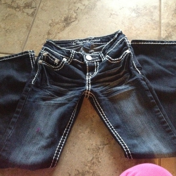 Size 8 (kids) blue jeans