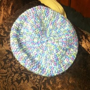 Hand made crochet hat.