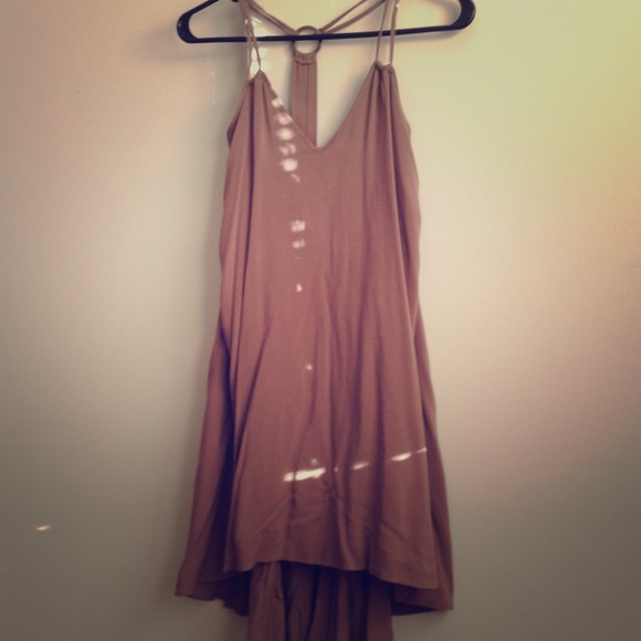 Tan Party Dress