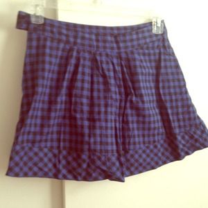 Blue & Black Skirt