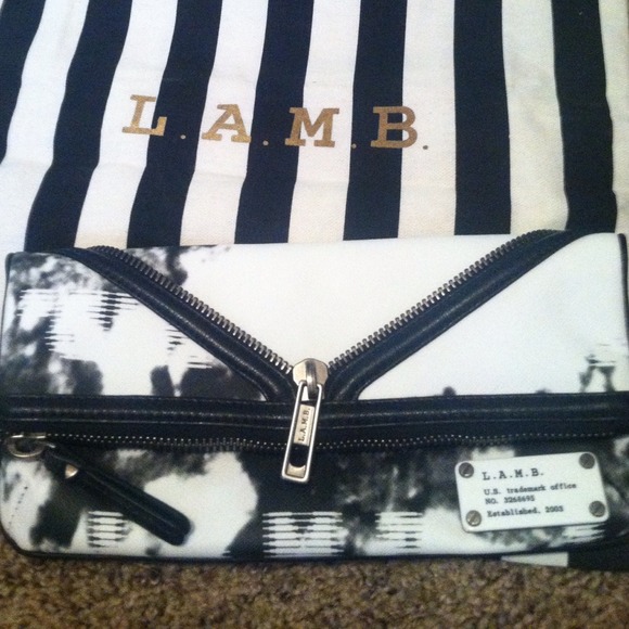RESERVED for girlsnyder***LAMB newspaper clutch