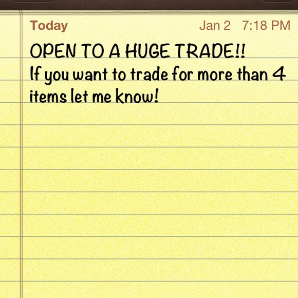 HUGE TRADE