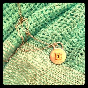 SOLDD--- Tiffany and Co. Lock necklace