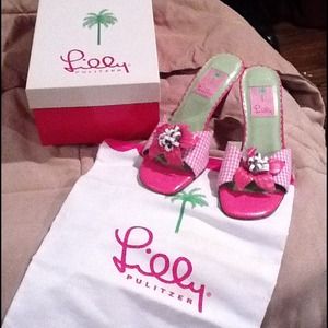 Lilly Pulitzer open toe sandals