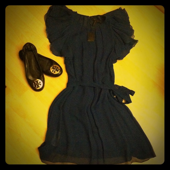 **Sold***Blue Chiffon dress!!!