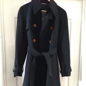 New Authentic Dolce and Gabbana black coat- s 42