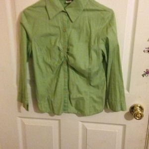 Green blouse