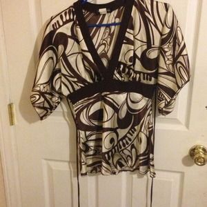 Cute brown tanish blouse