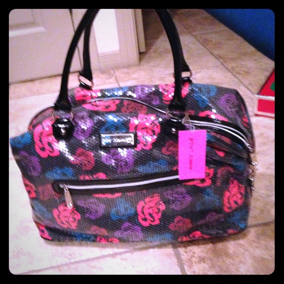 Betsey Johnson  multirose bag!