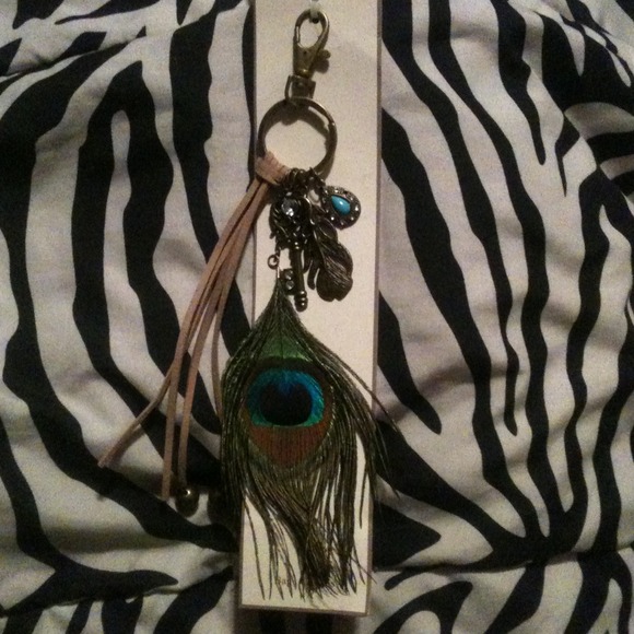 Peacock key chain