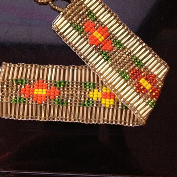 Hand crafted beaded bracelet
