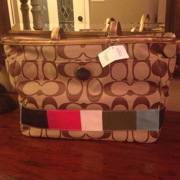 **SOLD** Authentic Coach diaper bag/tote