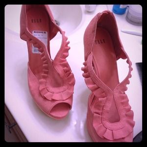 Adorable Coral Orange Shoes RESERVED kaylafreidt