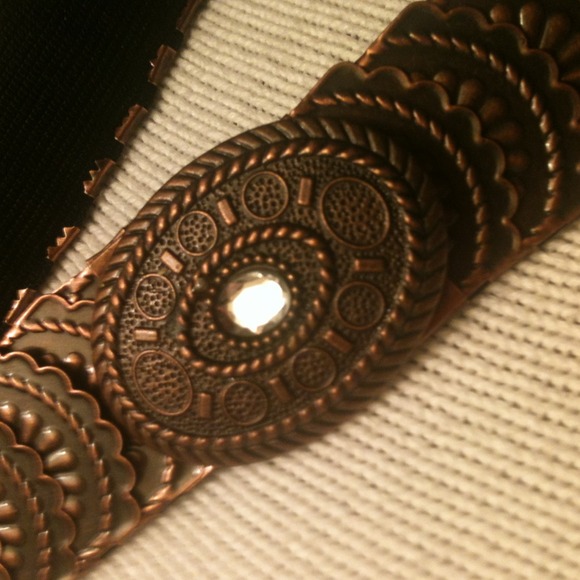 Bronze elastic belt  OUT OF STOCK - Picture 3 of 4