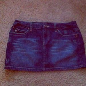 Aeropostale denim mini skirt, super cute