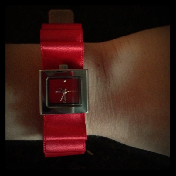 Bundle! BCBG Satin Watch and Green Sandals