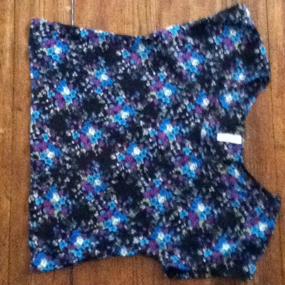 never worn floral pattern open back see through
