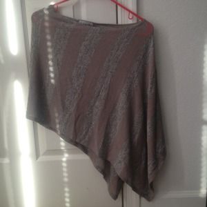 Lightweight asymmetrical poncho