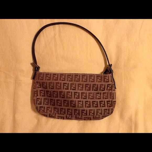 *REDUCED*100% Authentic Fendi Brown Monogram Purse
