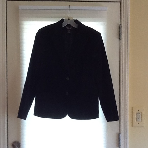 Rafaella black cotton blazer.  Size 10