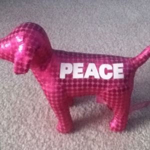 Victoria's Secret pink dog