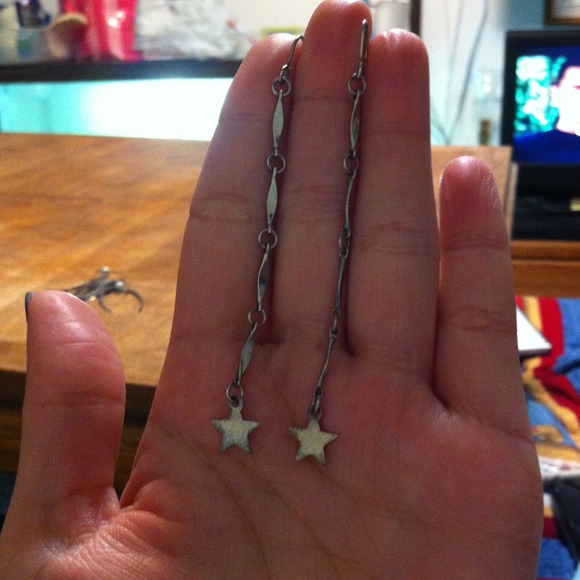 💰SOLD💰 Long star earrings