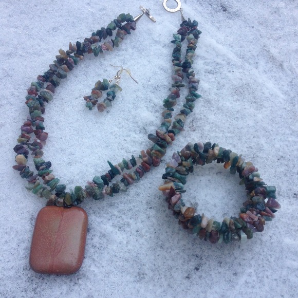 Handmade in WV 4-piece jewelry set