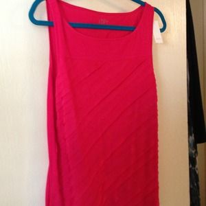 Knit top with diagonal layered design