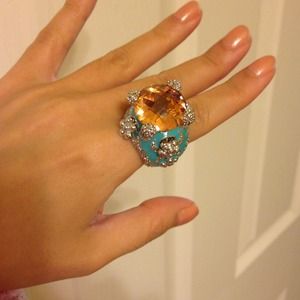 🌸SOLD🌸Bansri turquoise stone ring
