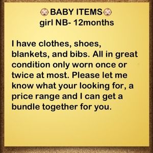 Baby girl clothing