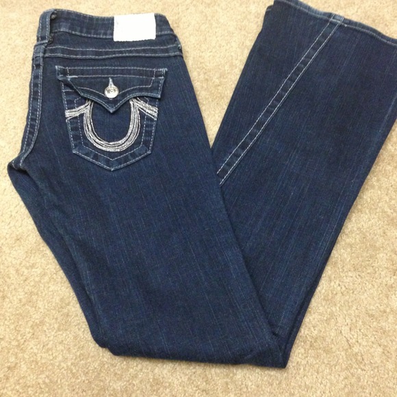 Sparkly 🎉 True Religion Joey Sz 25 Silver Label🎉