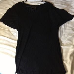🎉📦SOLD📦🎉Chaser black slouch neck tee shirt