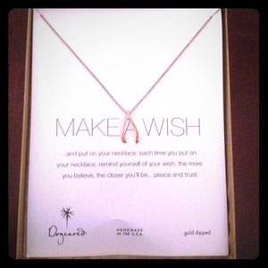 **Reserved**Dogeared Wishbone Necklace