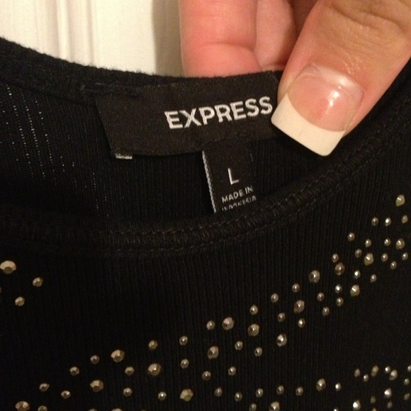 SOLD!💜Black express dress!-pp💝 - Picture 3 of 3