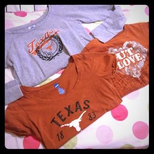 3 longhorn shirts! ❤