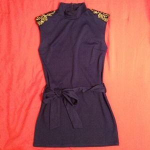 Royal Blue Michael Jackson inspired dress