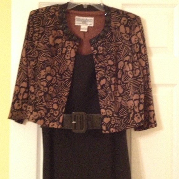 Gorgeous 2 Piece Black Dress