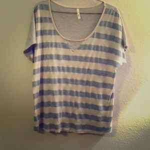 Light bluish grey striped shirt