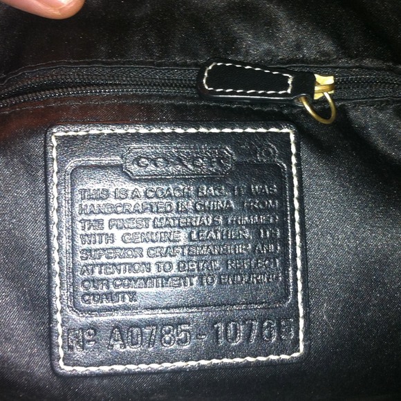 Authentic Coach Purse - Picture 2 of 3
