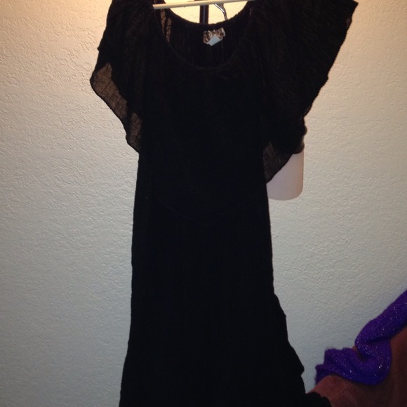 Black tier dress