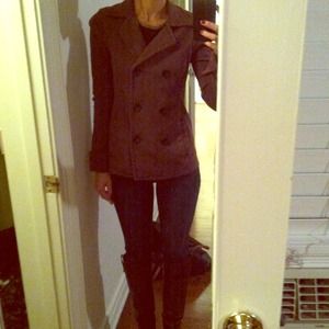 James Perse cotton peacoat jacket