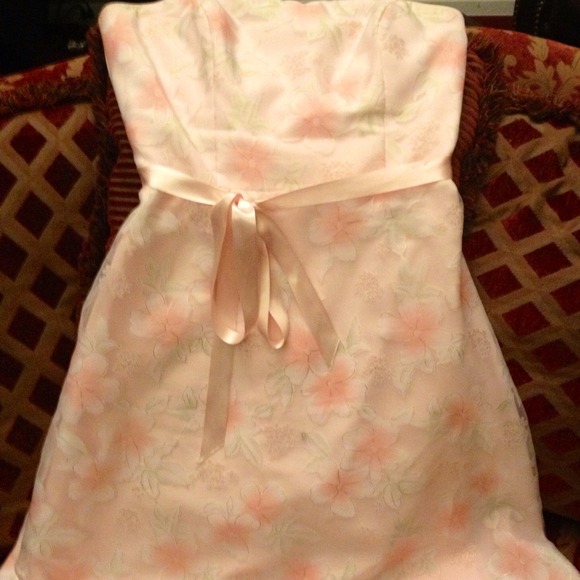 Alfred Angelo strapless A-line dress