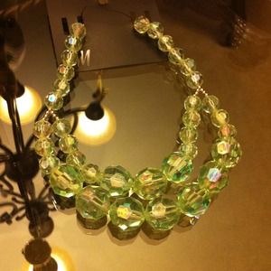 ReducedH&M Plastic Bead Necklace(mint color)